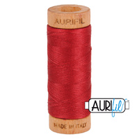 Aurifil 80wt Cotton Mako' 280m Spool - 1103 - Burgundy
