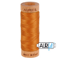 Aurifil 80wt Cotton Mako' 280m Spool - 2155 - Cinnamon