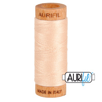 Aurifil 80wt Cotton Mako' 280m Spool - 2315 - Shell