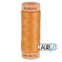 Aurifil 80wt Cotton Mako' 280m Spool - 2930 - Golden Toast