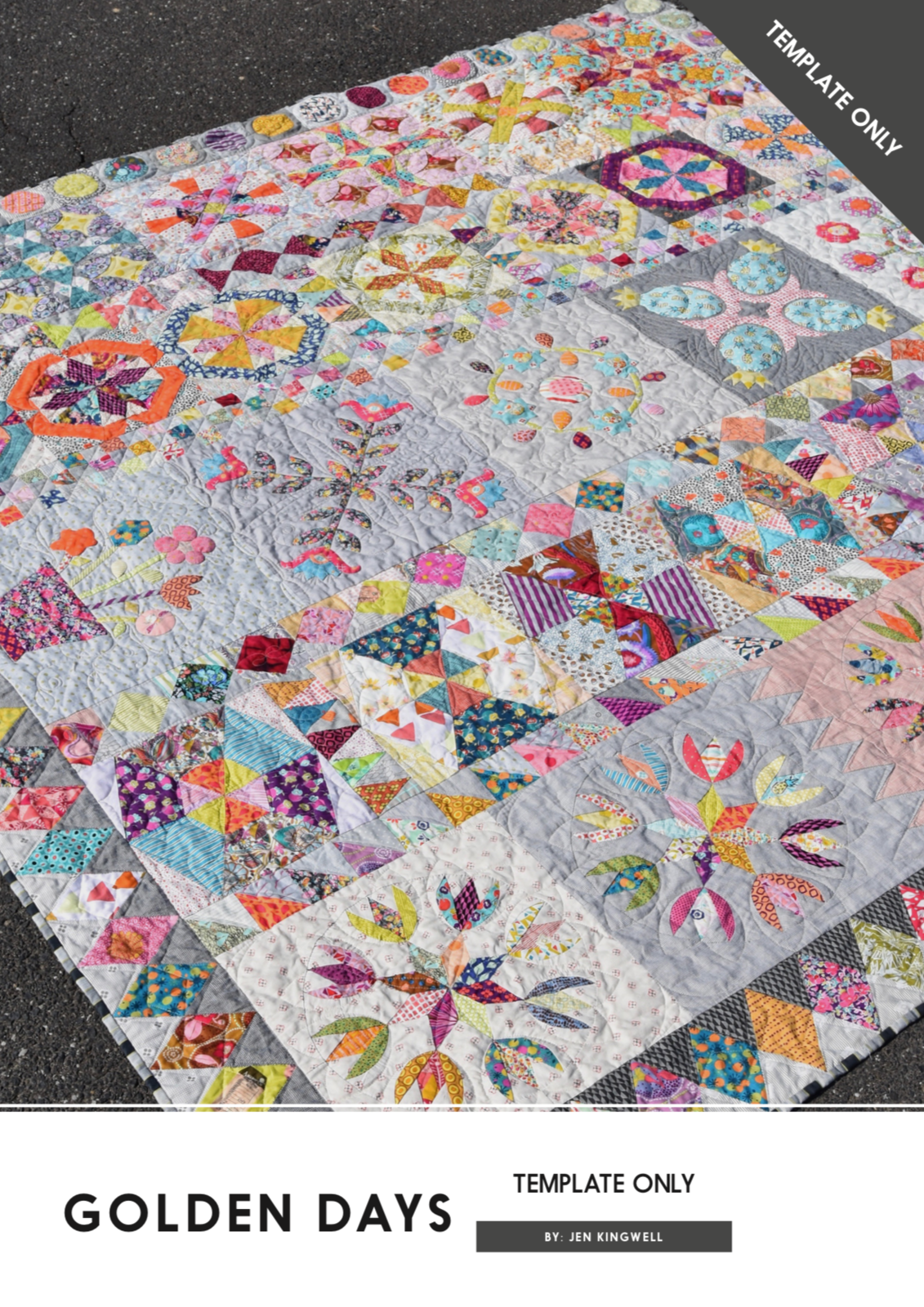 Delilah Quilt Booklet by Jen kingwell- Quilt in a Day Patterns