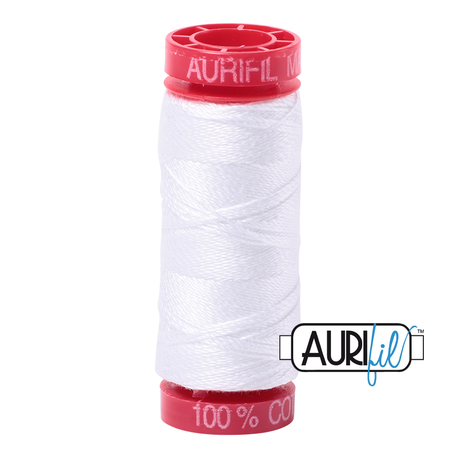 Aurifil 12wt Cotton Mako' 50m Spool - 2255 - Dark Red Orange