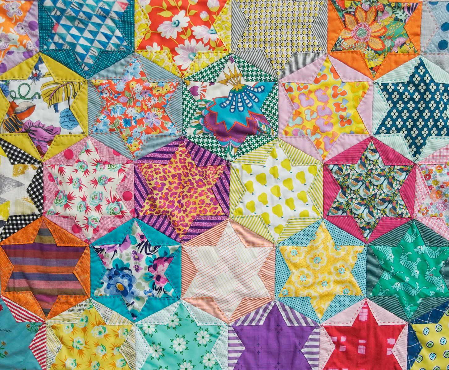 Quilt as you Go Hexies