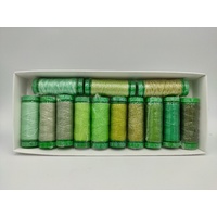 Aurifil 40wt 150m Colour Bundles - Green 13