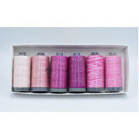 Aurifil 28wt 750m Colour Bundles - Pink 6