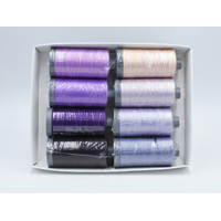 Aurifil 28wt 750m Colour Bundles - Purple 8