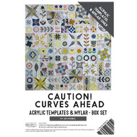 Caution! Curves Ahead Acrylic and Mylar Template - Box Set