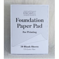 Foundation Papers - Blank US Letter Page - 50 Sheets