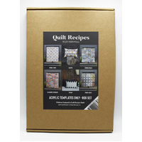 Quilt Recipes Box Set of 6 Acrylic Template Sets