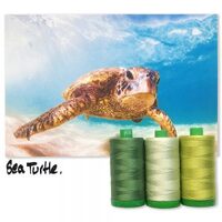 Aurifil Color Builder - Endangered Species 40wt - Sea Turtle