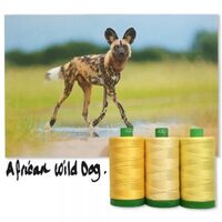 Aurifil African Wild Dog Color Builder