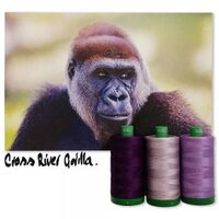 Aurifil Cross River Gorilla Color Builder