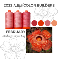Aurifil Color Builder - Flora - Stinking Corpse Lily