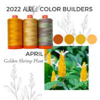 Aurifil Color Builder - Flora - Golden Shrimp Plant