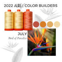 Aurifil Color Builder - Flora - Bird of Paradise