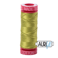 Aurifil 12wt Cotton Mako' 50m Spool - 1147 - Light Leaf Green
