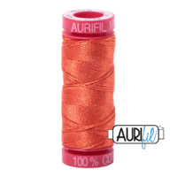 Aurifil 12wt Cotton Mako' 50m Spool - 1154 - Dusty Orange