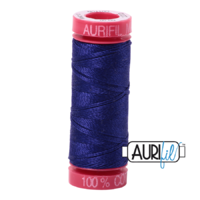 Aurifil 12wt Cotton Mako' 50m Spool - 1200 - Blue Violet