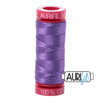 Aurifil 12wt Cotton Mako' 50m Spool - 1243 - Dusty Lavender