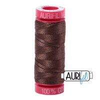 Aurifil 12wt Cotton Mako' 50m Spool - 1285 - Medium Bark