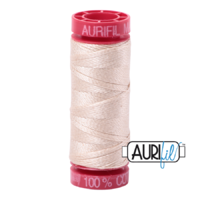 Aurifil 12wt Cotton Mako' 50m Spool - 2000 - Light Sand