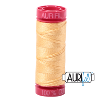 Aurifil 12wt Cotton Mako' 50m Spool - 2130 - Medium Butter
