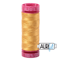 Aurifil 12wt Cotton Mako' 50m Spool - 2132 - Tarnished Gold