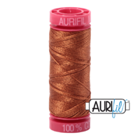 Aurifil 12wt Cotton Mako' 50m Spool - 2155 - Cinnamon