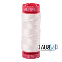 Aurifil 12wt Cotton Mako' 50m Spool - 2311 - Muslin
