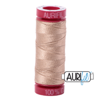 Aurifil 12wt Cotton Mako' 50m Spool - 2314 - Beige