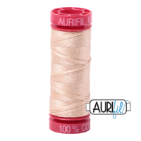 Aurifil 12wt Cotton Mako' 50m Spool - 2315 - Shell