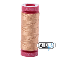 Aurifil 12wt Cotton Mako' 50m Spool - 2318 - Cachemire