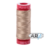 Aurifil 12wt Cotton Mako' 50m Spool - 2325 - Linen
