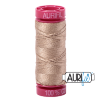 Aurifil 12wt Cotton Mako' 50m Spool - 2326 - Sand