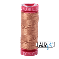 Aurifil 12wt Cotton Mako' 50m Spool - 2330 - Light Chestnut