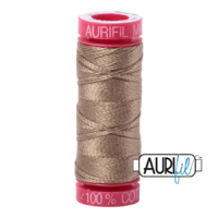 Aurifil 12wt Cotton Mako' 50m Spool - 2370 - Sandstone