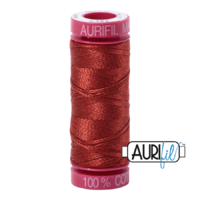 Aurifil 12wt Cotton Mako' 50m Spool - 2385 - Terracotta