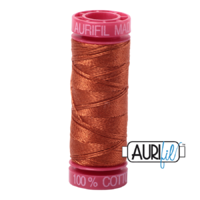 Aurifil 12wt Cotton Mako' 50m Spool - 2390 - Cinnamon Toast