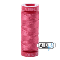 Aurifil 12wt Cotton Mako' 50m Spool - 2440 - Peony