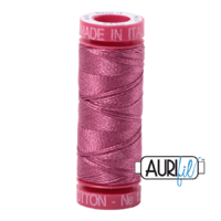 Aurifil 12wt Cotton Mako' 50m Spool - 2450 - Rose