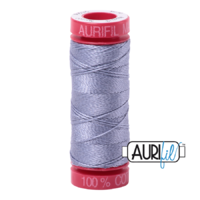 Aurifil 12wt Cotton Mako' 50m Spool - 2524 - Grey Violet