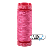 Aurifil 12wt Cotton Mako' 50m Spool - 2530 - Blossom Pink