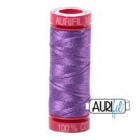 Aurifil 12wt Cotton Mako' 50m Spool - 2540 - Medium Lavender