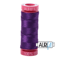Aurifil 12wt Cotton Mako' 50m Spool - 2545 - Medium Purple