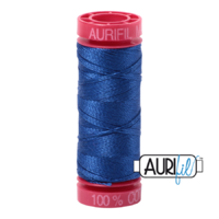 Aurifil 12wt Cotton Mako' 50m Spool - 2735 - Medium Blue