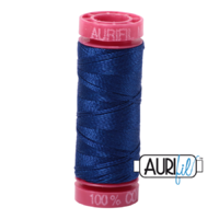 Aurifil 12wt Cotton Mako' 50m Spool - 2780 - Dark Delft Blue