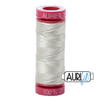 Aurifil 12wt Cotton Mako' 50m Spool - 2843 - Light Grey Green