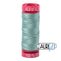 Aurifil 12wt Cotton Mako' 50m Spool - 2845 - Light Juniper