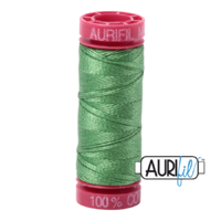 Aurifil 12wt Cotton Mako' 50m Spool - 2884 - Green Yellow