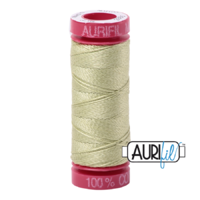Aurifil 12wt Cotton Mako' 50m Spool - 2886 - Light Avocado